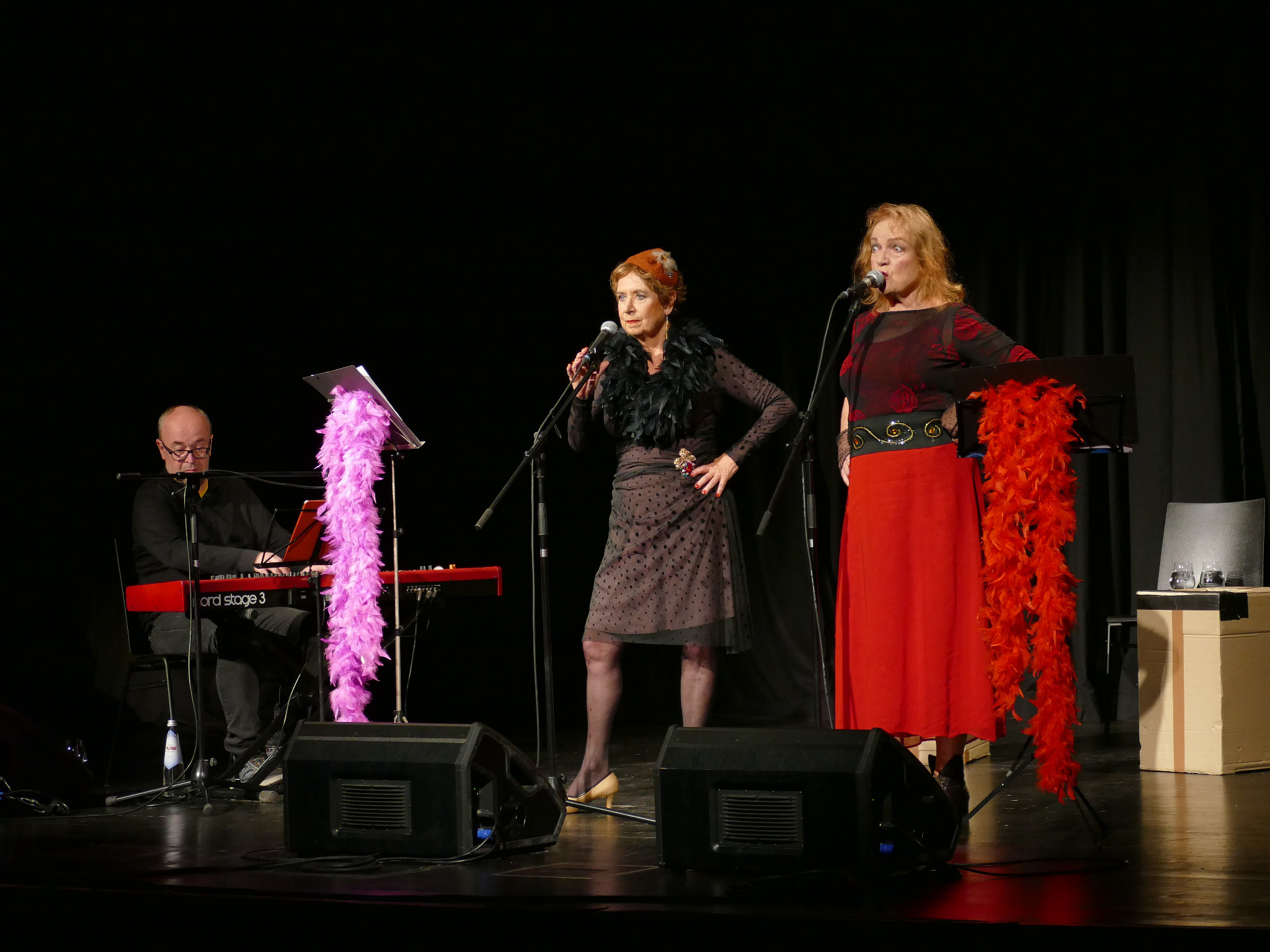 Ensembleaufnahme des Chanson-Abends