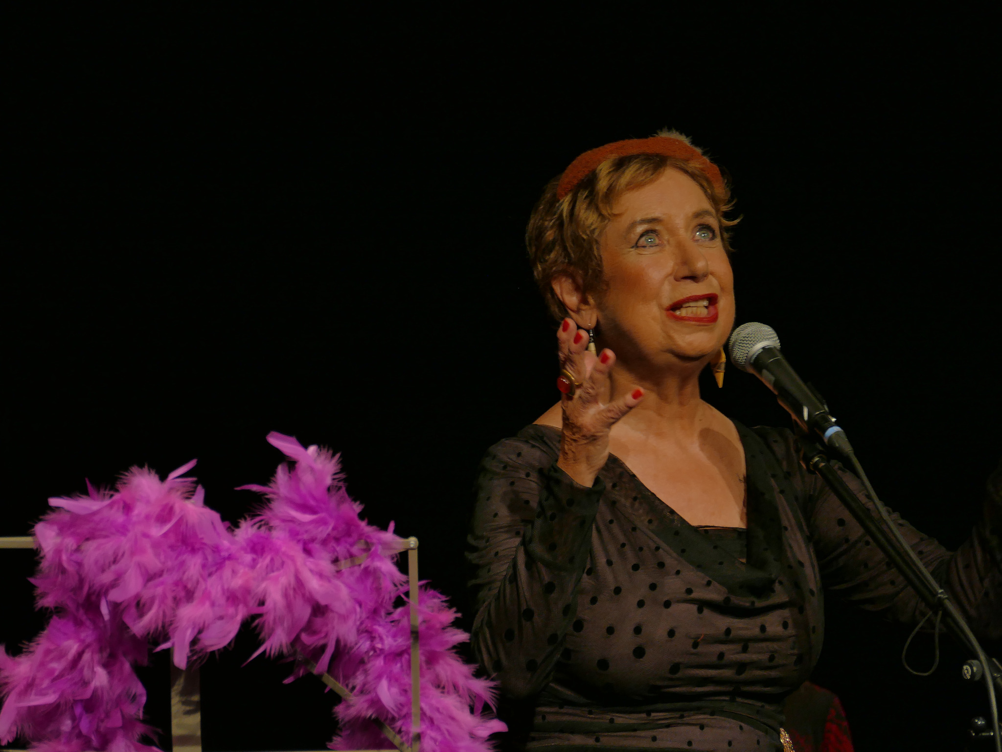 Verena Plangger beim Chanson-Abend